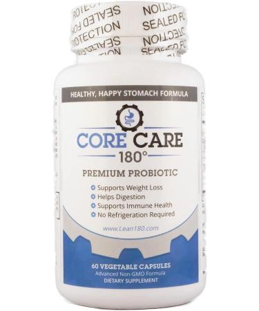 Core Care | Best Probiotic for Men and Women | Improve Digestive Stomach Health Bloating Constipation Gas | Supports Weight Loss | Lean 180 30 Day Supply - Buy Online on GoSupps.com