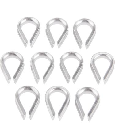 10Pcs 1/8 Wire Rope Chain Thimble for Boat Rigging | 316 Stainless | Anchor & Splicing Tool - Buy Online on GoSupps.com