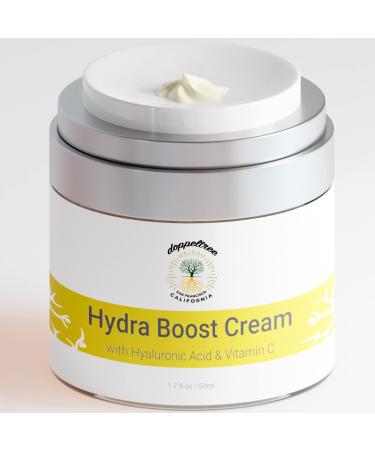 Doppeltree HYDRA BOOST Face Moisturizer & Facial Cream - Anti Aging Day & Night Cream with Collagen- Anti Wrinkle Hydrating Lotion for Men and Women - Made in USA