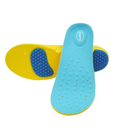 Happystep Memory Foam Sport Gel Insoles for Men Women Kids Arch Support Comfortable Breathable Plantar Fasciitis Shoe Inserts Shock Absorption and Heel Cushioning (UK Size 5-8) UK 5-8 - Buy Online on GoSupps.com