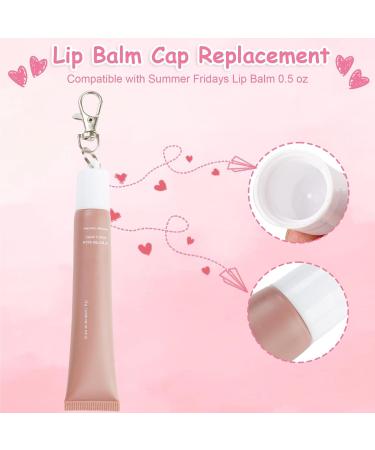 Lot de 3 porte-cl s compatibles avec baume l vres Summer Fridays de 14 2 g support portable breloque cerise et fraises pour baume l vres - Buy Online on GoSupps.com