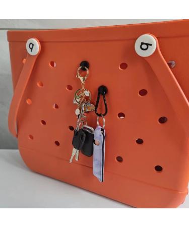 Buy Accessories for Bogg Bag | Key Holder & Insert Charms for Rubber Beach Bag | Compatible with Simple Southern Bag - Purple - Buy Online on GoSupps.com