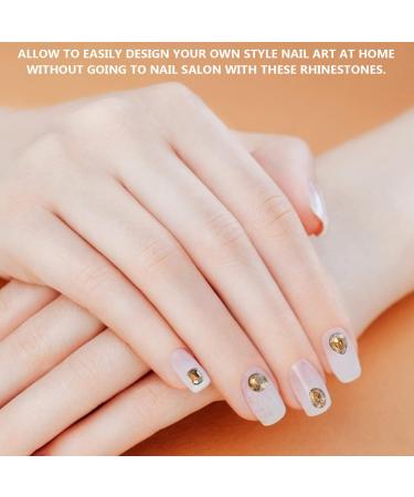 1 Box Nail Diamond Jewelry Heart Nail Charms Irregular Manicure Charms Nail Art Jewelry Diamond Nail Art Charms Diy Nail Tech Accessories Do It Yourself Rhinestones 3d Household As shown 2 - Buy Online on GoSupps.com