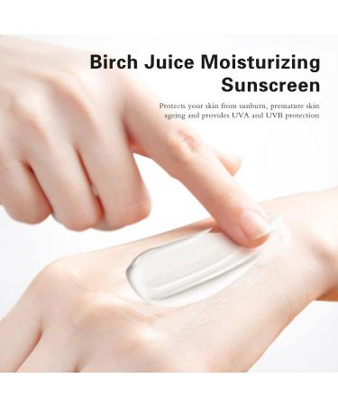 Birch Juice Moisturizing Sun Cream SPF50+ PA++++ | Korean Sunscreen for All Skin Types - Buy Online on GoSupps.com
