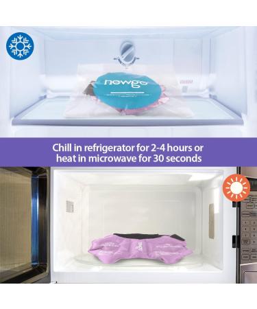 Newgo Ankle Ice Bag | Reusable Hot & Cold Therapy Gel for Pain Relief | Ideal for Foot Injuries Swelling & Sprains | Purple - Buy Online on GoSupps.com