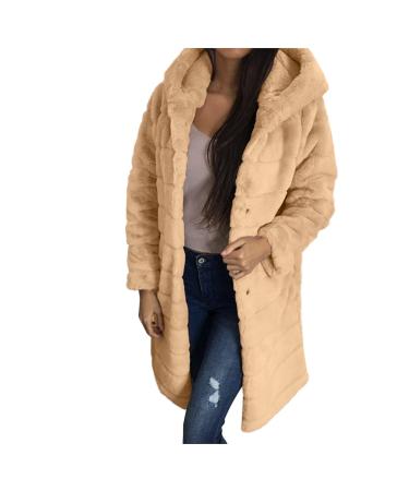 Coat plush jacket hoodie jacket oversize winter coat hiking jacket women breathable outdoor women's coat elegant women winter fleece jacket warm sweater basic hooded jacket breathable transition jacket xl khaki