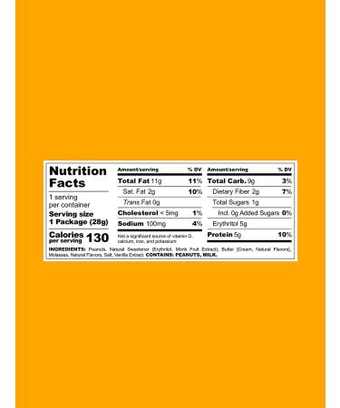 Keto Farms Butter Toffee Peanuts | Keto Candy Snacks (1g Net Carb) - Low Sugar, High Flavor 6 Count - Buy Online on GoSupps.com