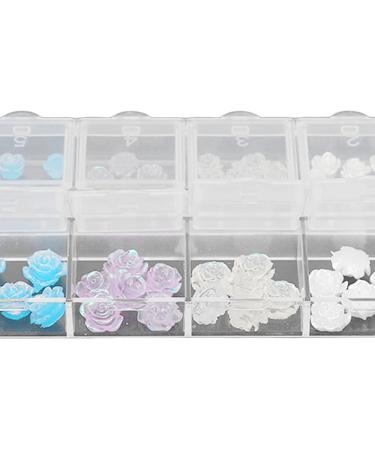 3D Cute Flower Nail Charms Nail Glitter Charm Rhinestones Ornaments Nail Art Decorations Glitter Accessories for DIY Craft Nail Art Design Manicure Decor - Buy Online on GoSupps.com