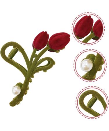 Beaupretty Diffuser hairpin claw clips for thick tulip flower clip barrettes for women easter clip womens clips easter gifs Big Claws oversized Miss Flower Hair Clips - Buy Online on GoSupps.com