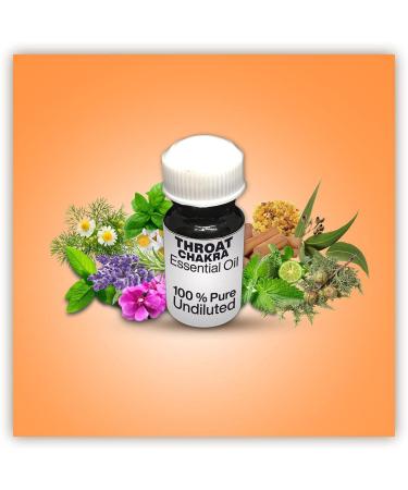 Throat Chakra Energizer Oil / 100% Pure Throat Chakra Essential Oil Undiluted Premium Quality (10ml 500ml) (250ml)