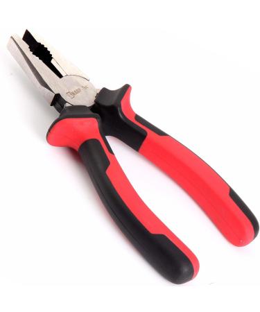 Sharp-tec Combination Pliers 200mm Multifunction Pliers with Wire Cutting/Crimping/Wire Twisting/Pulling and Nails Removing 8-inch Professional Combination Wire Pliers Combination Plier 200MM