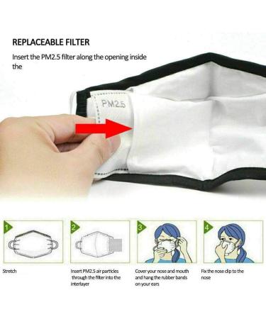 Stay Safe Reusable Facial Mask - Washable Breathable Protection Against Smoke & Pollution | Ideal for Bicycling & Sports - Buy Online on GoSupps.com