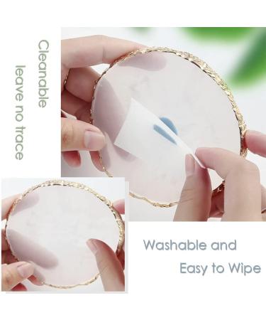 Resin Nail Art Palette with Gold Edge for Nail Tech Supplies - 9.2X10.3CM - Buy Online on GoSupps.com
