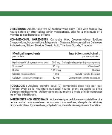 Nature's Bounty Collagen Joint with Calcium & Vitamin C Helps to reduce joint pain associated with osteoarthritis 120 Tablets - Buy Online on GoSupps.com