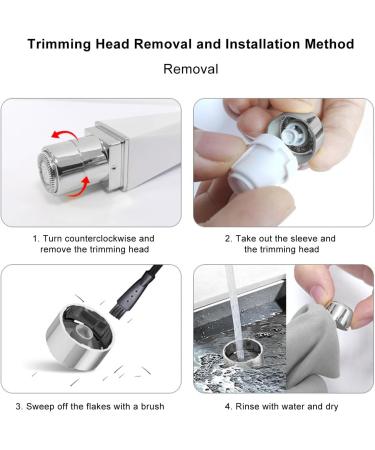 Portable Hair Remover | Rechargeable Battery | Efficient Trimming for Face Nose & Eyebrows | Shop Internationally - Buy Online on GoSupps.com