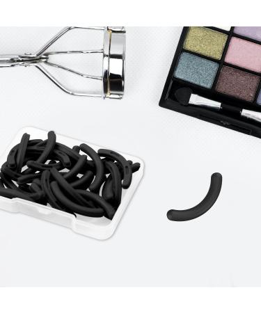 Rumyve30pcs Eyelash Curler Pencil Refill Pad Rubber Roll Filler Replacement Pencil Refill Pad High Elastic Eyelash Soft Curler Pad Universal Eyelash Curler with Clear Storage Case(Black) - Buy Online on GoSupps.com