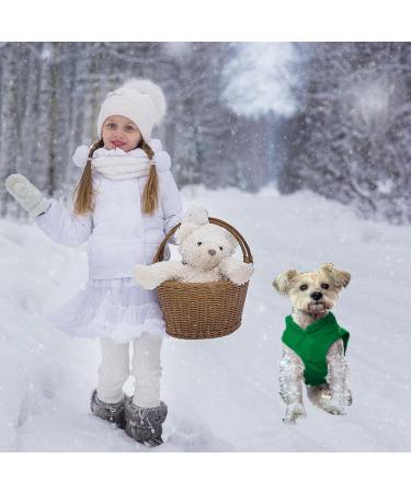 Shop Green M Dog Coat & Sweater for Small Dogs | Chihuahua Clothing for Winter & Indoor/Outdoor Use - Buy Online on GoSupps.com