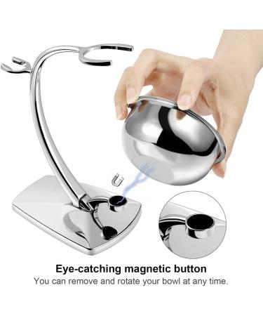 Grutti Premium Razor Brush Set - Complete Shaving Kit for Men Compatible with Fusion 5 - Gift Set with Stand Bowl & Brush - Black - Buy Online on GoSupps.com