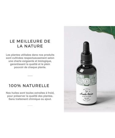 100ml Organic Cold-Pressed Castor Oil - Pure Hair Beard Eyelash & Nail Growth - Glass Bottle with Brush - International Shipping - Buy Online on GoSupps.com