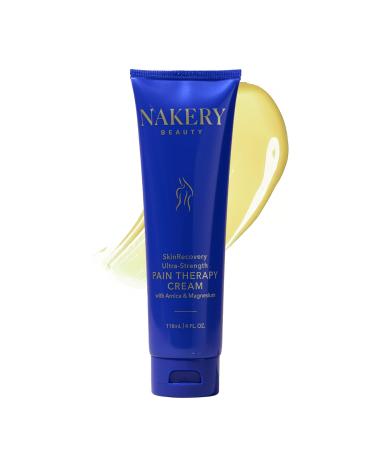 Nakery SkinRecovery Ultra Strength Massage Cream - Muscle Relaxer Cream & Magnesium Cream for Leg Cramps with Menthol - Fast Absorbing Feet Cream - Non-Sticky Leg Cramp Cream for Soothing Comfort Original