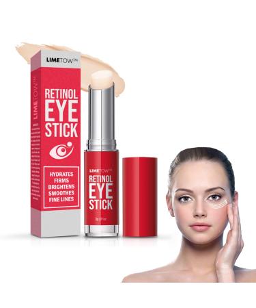 LIMETOW Retinol Eye Stick Under Eye Cream for Dark Circles Limetown Eye Cream Anti Aging Under Eye Corrector Reduces Fine Lines Wrinkles and Puffiness (1 Bottle)
