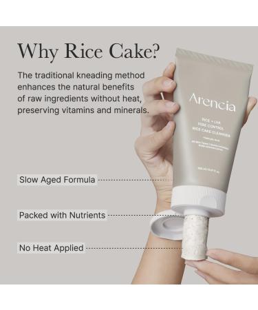 Rice + LHA Pore Control Rice Cake Cleanser with Salicylic Acid - Deep Cleansing Gentel Exfoliation All skin types 5.29 oz - Buy Online on GoSupps.com