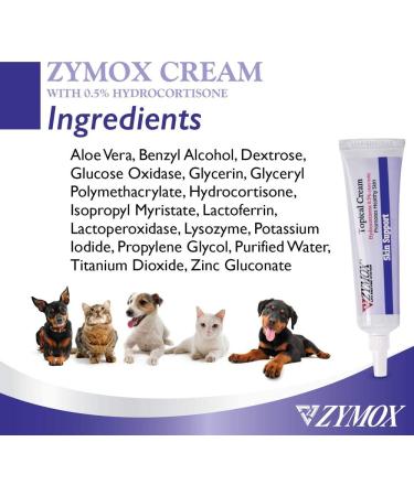 ZYMOX Topical Cream Infection and Wound Care 1 oz - Fast-Acting Relief for Pets | 1 Ounce - Buy Online on GoSupps.com