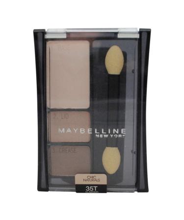 Maybelline New York Expert Wear Eyeshadow Trios Chic Naturals 35t Almond Satin 0.13 Ounce