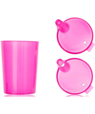 Horn Medical 5 Colorful Sets Adult Drinking Aids - 250ml Sippy Cups with 10 Lids for Liquids & Porridge | International Shipping Available - Buy Online on GoSupps.com
