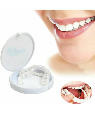 XLBHSH 2 Pairs Cosmetic Dentures - Temporary Upper & Lower False Teeth Veneers for Comfort | Fast International Shipping - Buy Online on GoSupps.com