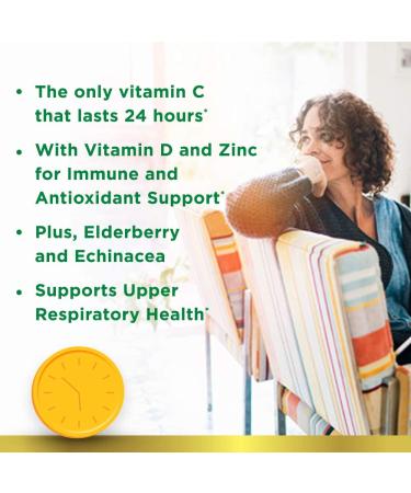 Nature's Bounty Immune 24 Hour+ 500 mg - 50 Softgels for Enhanced Immune Support - Buy Online on GoSupps.com