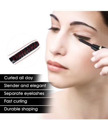 Mini Electric Eyelash Curler - Portable Heated Applicator for Beginners | Lasting Results in Black - Buy Online on GoSupps.com