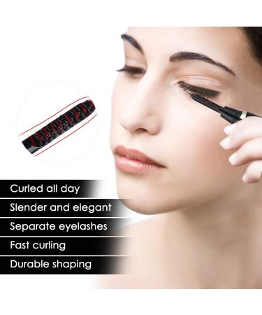 Heated Eyelash Curler - Mini Electric Eyelash Mascara for Long-Lasting Curls | Perfect Valentine's Gift for Girls (Black - Buy Online on GoSupps.com
