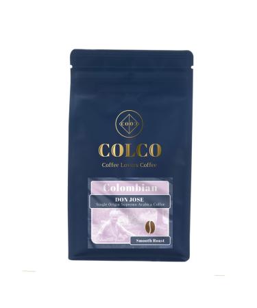 DON JOSE COLOMBIAN Speciality Coffee Beans Smooth Roast Single Origin Supremo Arabica Traditionally Hand Roasted Coffee Beans (1 x 250g Resealable bag)