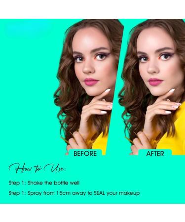 BEMT Makeup Fixer Spray Micro-Finish Mist for a Smooth Transparent Look | Lightweight Quick-Dry Formula | Water-Based Setting Spray | 60ml (Golden) - Buy Online on GoSupps.com
