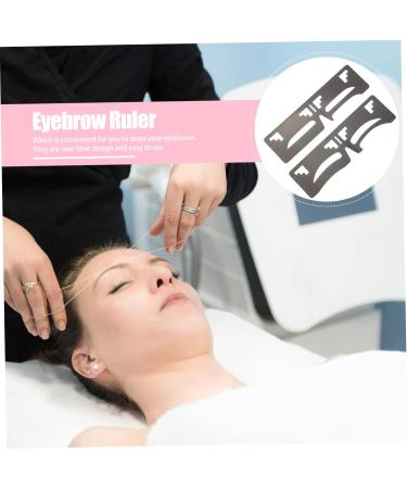 Outanaya 2pcs Eyebrow Ruler Eyebrow Makeup Tools Eyebrow Shaping Stencil Brow Guide Ruler Mold Eyebrow Shape 1 count (Pack of 1) As Shown - Buy Online on GoSupps.com