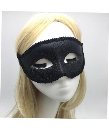 Didiseaon Party Mask Mask Unique Masquerade Wedding Costumes Costume Party Black Outfit Makeup Masquerade Ball Black Costume Masquerade Costume Eye Dreses Halloween Men and Women Make up - Buy Online on GoSupps.com