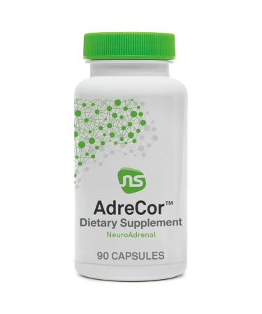 Neuroscience AdreCor - Adrenal Support Supplements with Rhodiola, L-Tyrosine, B Vitamins & Magnesium - Cortisol Detox for Women & Men for Stress Fatigue and Energy Support (90 ct)