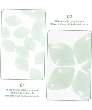 VILLCASE 400 Pcs Glass Petals Pearl Necklace Charm for Bracelets Flower Petal for Jewelry Making Dainty Bracelets Flower Earring Charm Blossom Jewelry Flower Petal Charms Flowers Earrings - Buy Online on GoSupps.com