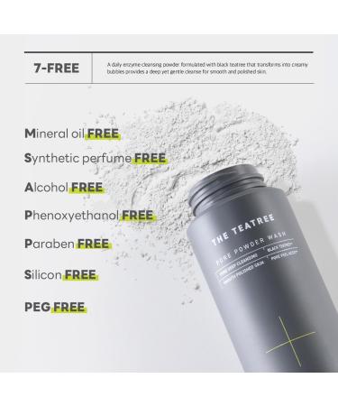 Mediheal Teatree Pore Powder Wash (1.76 oz) - Mild Pore Deep Cleanser with Gentle and Rich Salicylic Bubbles to Remove Blackhead - Buy Online on GoSupps.com
