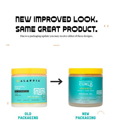 Alaffia Beautiful Curls Curl Defining Gel - Wavy to Curly with Virgin Coconut Oil (8 fl oz) - Buy Online on GoSupps.com