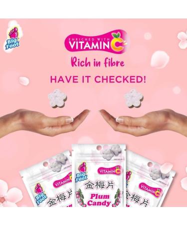 Big Foot Plum Candy Enriched with Vitamin C Sweet Snacks 25g (Pack of 12) - Buy Online on GoSupps.com