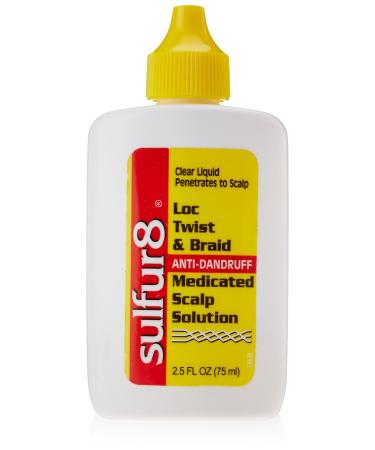 Sulfur8 Loc Twist and Braid Medicated Scalp Solution 2.5 Ounce