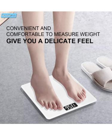 BobBros Precision Digital Body Weight Bathroom Scale Weighing Scale Smart Step-on Technology Large Platform 400 Pounds Weight Loss Monitor White - Buy Online on GoSupps.com