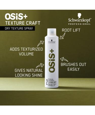 OSiS+ Texture Craft Volumizing Dry Texture Spray - Lightweight Root Lift for Natural Shine - 7.7 oz - Buy Online on GoSupps.com