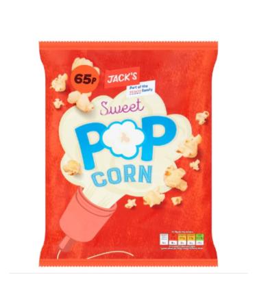 Jack's Sweet Popcorn 55g x Case of 16