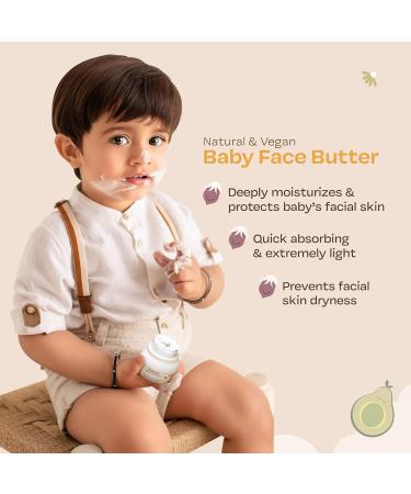 Maa_te Baby Face Butter 50g | Nourishing Shea & Avocado Cream for Kids 0-12 | Lightweight Quick Absorbing Baby Skincare - Buy Online on GoSupps.com