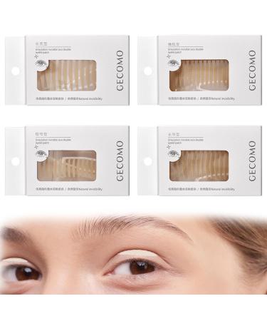 ShaMyiuCnz 360 Pieces Double Eyelid Lift Strips Breathable Double Eyelid Tape Stickers Eyelid Lift Strips Clear for Eyes & Droopy & Uneven & Mono-eyelids Instant Eye Lift