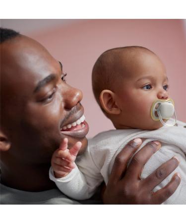 Philips Avent Ultra Air Pacifier 2-Pack - BPA-Free Silicone - For 0-6 Months - SCF085/15 - Brown/Green - Buy Online on GoSupps.com