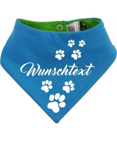 Both-Sided Multicolor Dog Turning Cloth - FB: Lime-Royal (GR.1 HU 27-30 cm) | Custom Text Available | Shop Now! - Buy Online on GoSupps.com